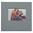 thumbnail image 1 of Pinnacle Frames 2-Opening Grey Fabric Photo Album, 1 of 2