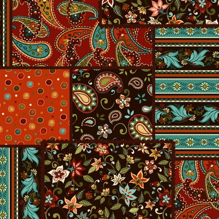 Santa Fe Patch Fabric, per Yard