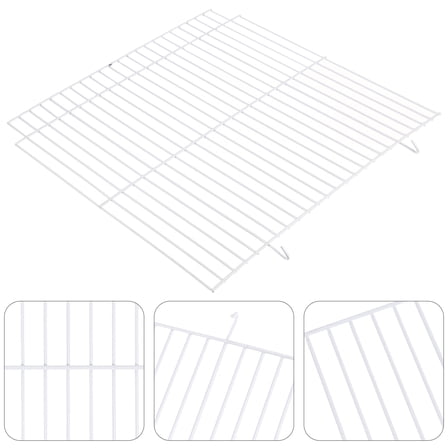 DRAFIDEEP Small Pet Cage Baffle Iron Mesh Partition for Feeding Assistance 1Set