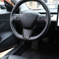 thumbnail image 4 of ABS Interior Steering Wheel Trim Strip Accessories for Tesla Model 3 2017 2018 2019 2020 2021, 4 of 18