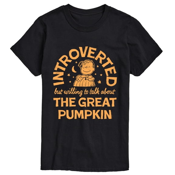 Peanuts - Introverted Great Pumpkin Men's Short Sleeve Graphic T-Shirt