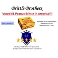 thumbnail image 6 of Brittle Brothers Cashew Brittle - 8 oz. Box : Voted #1 - 4x’s more Nuts - Nashville Whiskey Bourbon Peanut Brittle Pecan Cashew Candy Snack Mothers Day Fathers Christmas Valentines Day Graduation Cor, 6 of 9