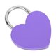 thumbnail image 3 of Candado de metal con cerradura de corazón, candado exquisito colorido, suministros de artesanía para el hogar con llave, 45x59mm, color morado, 3 of 8