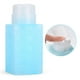 thumbnail image 4 of Botella dispensadora de bomba recargable portátil, esmalte de uñas, removedor de maquillaje, contenedor de loción azul, 4 of 5