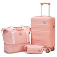 thumbnail image 1 of Joyway Ensemble de Bagages 3 Pcs Valise Cabine 20 Pouces avec Roues Pivotantes Cadenas TSA Sac de Voyage et Trousse de Toilette Bagage Rigide Léger, 1 of 7