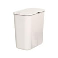 thumbnail image 2 of Cubo de basura colgante para cocina, cubo de basura con tapa Blanco, 2 of 9