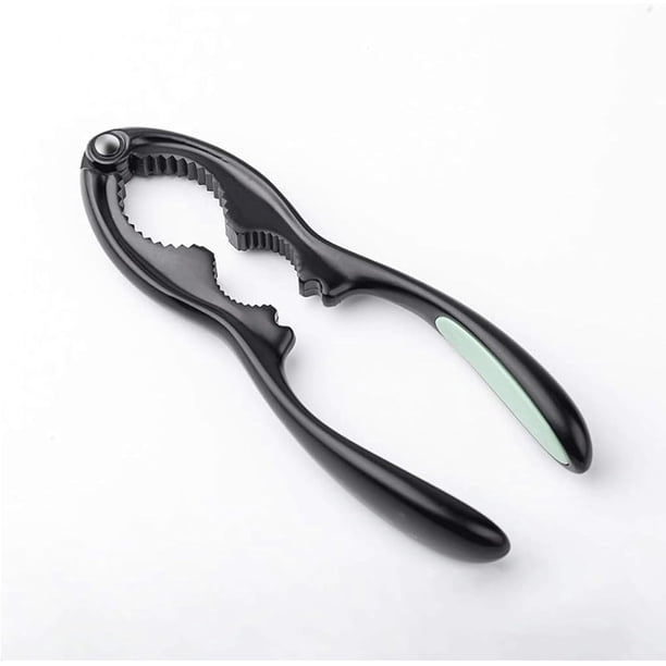Alicates de aleación de aluminio para abridor de nueces, herramienta portátil con Clip para castañas, abridor de avellanas para el hogar