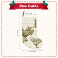 thumbnail image 3 of Salouo Chickens Print Christmas Decorations Stockings 1 Pack 18'' Xmas Stockings Holiday Stocking Personalized Farmhouse Decor for Home Family Party Tree, 3 of 7