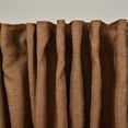 thumbnail image 5 of 3S Brother's Home Decorative Cappuccion Curtains Extra Wide Extra Long Luxury Colors Linen Look Custom Made 5-25 Feet Made in Turkey Hang Back Tab ( 1 Panel ) Home Décor (100"Wx144"L), 5 of 6