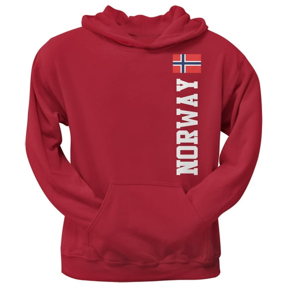 World Cup Norway Red Adult Pullover Hoodie - Large