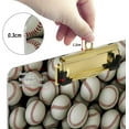 thumbnail image 3 of FMSHPON Baseball Pattern Clipboard Hardboard Wood Nursing Clip Board and Pull for Standard A4 Letter 13x9 inches, 3 of 5