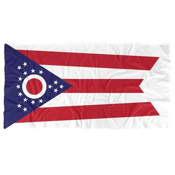 Ohio Flag Officially Licensed Beach Towel 30' X 60'