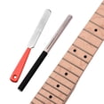 thumbnail image 3 of Juego de archivos de coronación de traste de guitarra de Acero inoxidable yeacher herramienta de reparación Luthier negro naranja, 3 of 7
