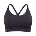 thumbnail image 4 of DuoJiaJ Sports Bra For Women Y Back Padded Strappy Sports Bras Medium Support Workout Yoga Bra With Removable Cups T-Shirt Bras Black, 4 of 4