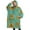 Blue Sunflower Polka, variant on Oversized Wearable Blanket Hoodie,Black Leopard Sunflower Pattern Sherpa Blanket Hoodie with Super Pockets,Super Warm Fuzzy Pullover for Women & Men