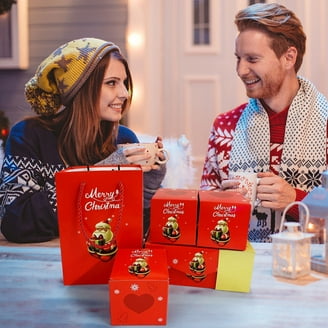 ACSTEP 5 Pack Magnetic Closure Gift Boxes, 9.5*7*4 Inch, Black