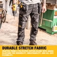 thumbnail image 2 of Pantalones de trabajo DEWALT Barstow Pro-Stretch resistentes al agua para hombre, 2 of 6