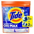 thumbnail image 1 of Tide Oxi Max Power PODS Laundry Detergent Pods, Stain Remover Plus Oxi Power, Detergent soap pacs for laundry washing, HE compatible, 9 Count, 1 of 22