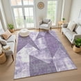thumbnail image 7 of Addison Rugs Mayfield Premium Machine Washable Transitional Modern Purple Rectangle Rug, 10' x 14', 7 of 7