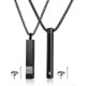thumbnail image 1 of Collares de urna para cenizas Yashi conmemorativa acero inoxidable negro 22289, 1 of 5