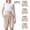 Beige, variant on ITSAME Girls Athletic Shorts 4-Piece(2-11T), Elastic Waist Lightweight Cotton Linen Summer Fashion Casual Shorts Beige 5T