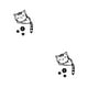 thumbnail image 1 of Bearachild Pegatinas de pared oscuras de amplia aplicación para efecto de decoración pegatinas de interruptor duraderas fáciles de encender 001 uno 2piezas, 1 of 6