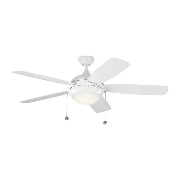 52 Inch Outdoor Ceiling Fan With Light, Roanoke 48 In White Ceiling Fan Replacement Glass