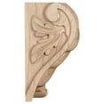 thumbnail image 3 of Ekena Millwork 3 1/4"W x 2 3/4"D x 5"H, Extra Small Block Acanthus Leaf Corbel, Alder, 3 of 4