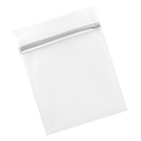 3Pcs Clear Mesh Laundry Bag for Delicates, Durable & Breathable Honeycomb Fabric, Zippered Lingerie Wash Protector, Small Underwear Washing Pouch, 12X9In