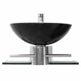 thumbnail image 4 of Lorixon Modern Wall Mount Bathroom Vanity Black Single Basin Sink Combo, 4 of 7