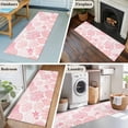 thumbnail image 5 of Rectangle Rug 2x6Ft Marine Coral Shell Starfish Soft Indoor Throw Rugs Carpets for Living Dining Bedroom Kids Room Non-Slip Playroom Crawl Rug Floor Mats Marine Life Pink, 5 of 9