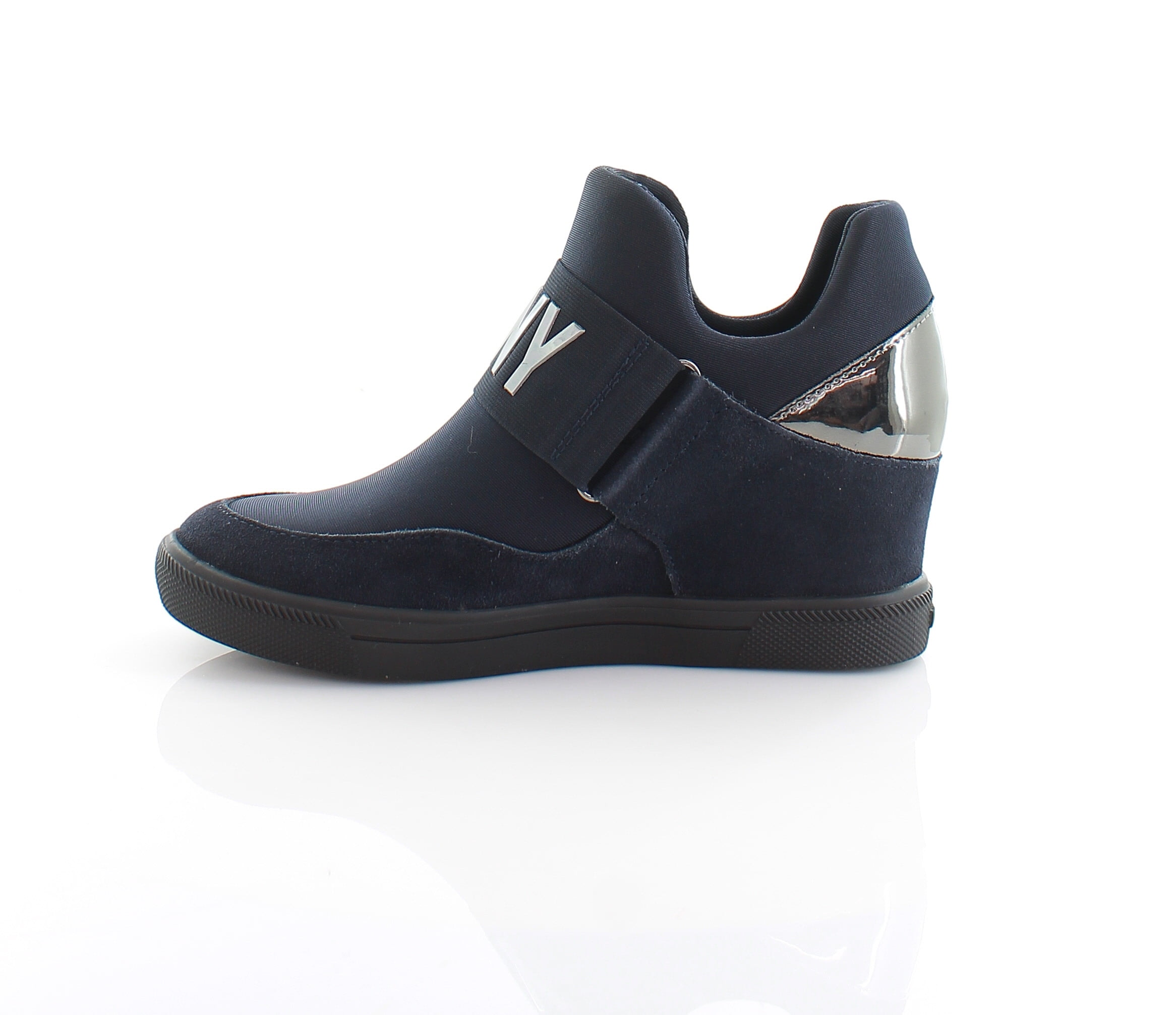 DKNY Cosmos Wedge Sneaker Women s Athletic Navy Size 7.5 M Walmart
