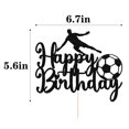 thumbnail image 2 of Decoración para tartas YUINYO Soccer, fiesta de cumpleaños para niño, 2 of 8