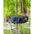 thumbnail image 3 of Fsddascl Sports Outdoor Tablecloth - 60 Inch Round Dining Table Cover, Football Basketball Baseball Ball Games Waterproof Outdoor Table Cloth with Umbrella Hole & Zipper for Picnic/Patio/Party, 3 of 7