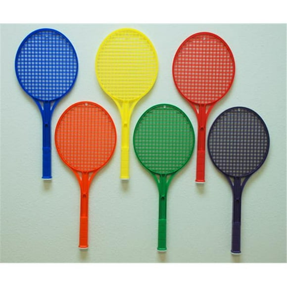 Everrich EVB-0058 Raquettes de Tennis Arc-en-Ciel - Ensemble de 6 Couleurs
