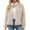 Beige, variant on BiZtdJrK Lightening Sales Womens Faux Fur Coat Long Sleeve Cropped Fleece Open Front Short Jacket Outerwear Winter V Neck Plush Warm Padded Coats 2025 Beige L