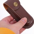 thumbnail image 2 of Funda de cuero para cortador, funda para cinturón, funda para cortador de chef, funda plegable para cortador, protector de cortador, 2 of 4