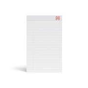 Sustainable Earth Notepads 5 x 8 Wide White 50 Sheets/Pad 12 Pads/PK (19938) 886428