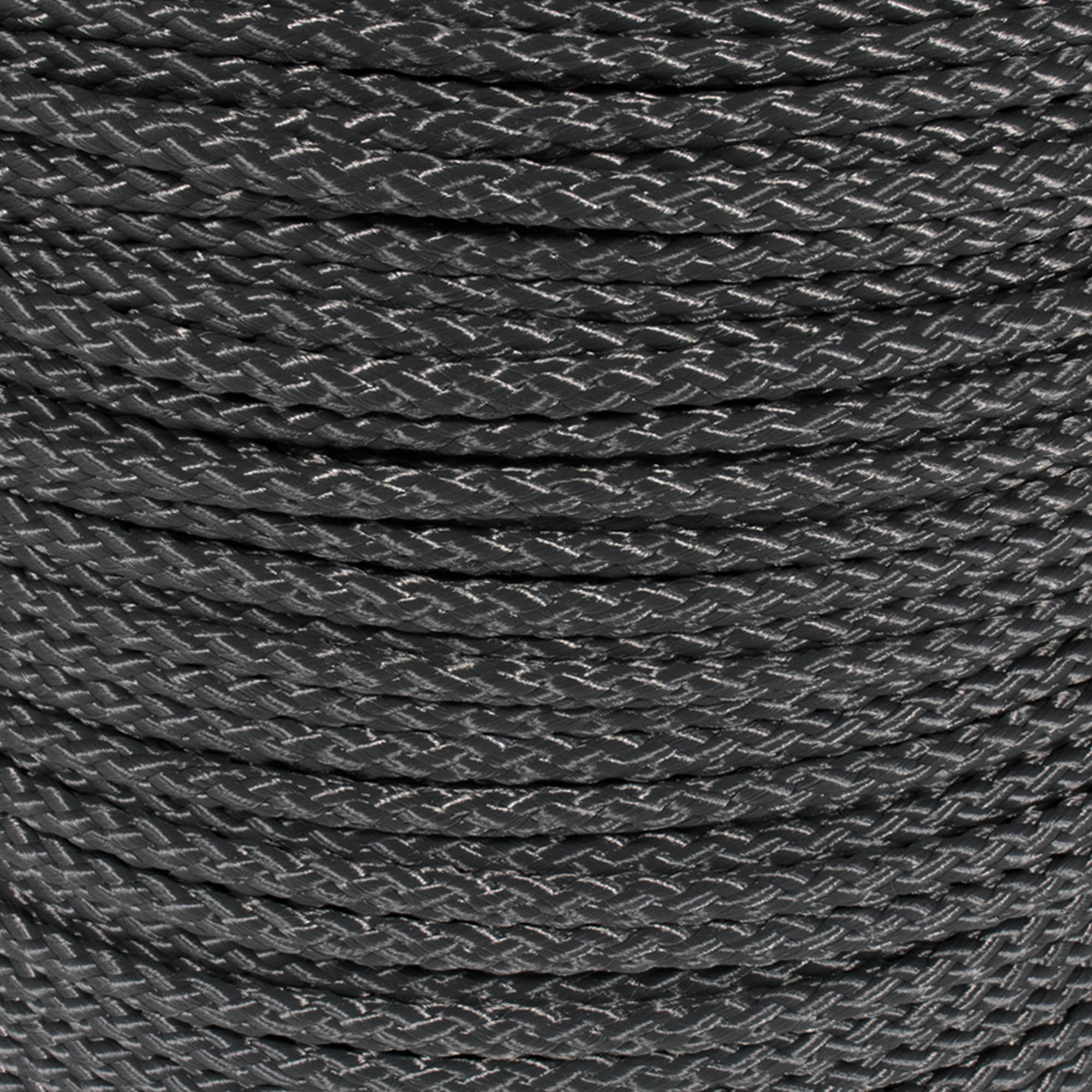 Diamond Braided Nylon Cord #4 1/8 x 1000' Black