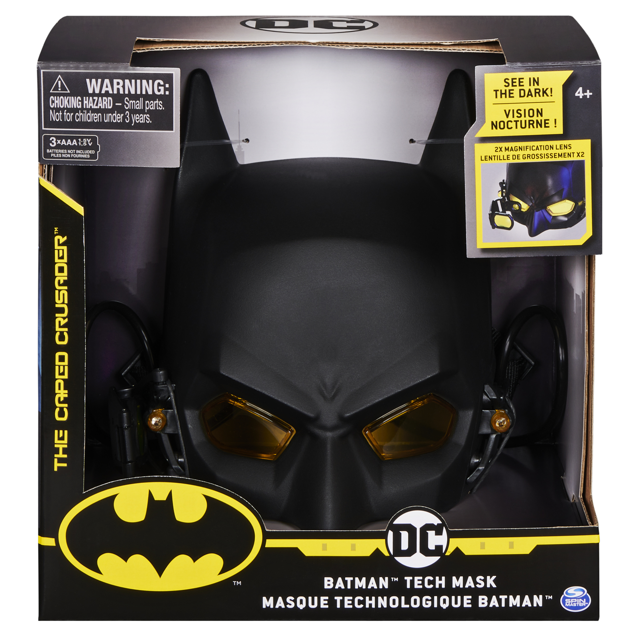 Batman Role-Play Tech Mask with Lights and Magnification Lens, for Kids Aged 4 and up - image 2 of 7