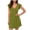 Green, variant on Dresses for Women Sleeveless V Neck Ruffle Sleeve Ruched Mini Dress, Fashion Casual Solid Color Summer Dress with Flared Hem for Date Night, Party & Daily Wear Black,S