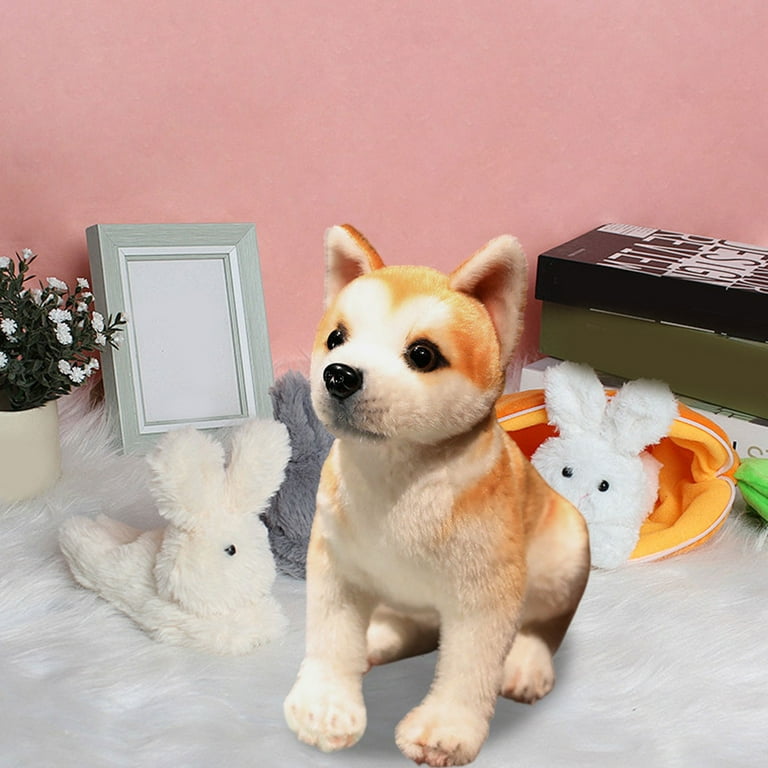 ToyKingdee Lifelike Stuffed Animals Puppy Toy Realistic Dog Chubby