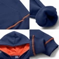 thumbnail image 6 of Boys Hoodies Youth Long Sleeve Athletic Sweatshirt Kids Quarter Zip Hooded Pullover Fall Winter Casual Warm Tops With Pocket, 6 of 6