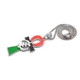 thumbnail image 2 of iJewelry2 Ancient Egyptian Afro-American Colored ANKH Cross with Gye Nyame Motif Silver Tone Box Chain Pendant Necklace 16'', 2 of 5