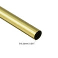 thumbnail image 3 of Uxcell Brass Tubing Seamless Straight Pipe Tube 10mm x 0.25mm x 300mm, 3 of 5