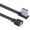 0.1m-Bend right, variant on USB 2.0 Male To Female Extension Cable Flat Silicone Wire 90 Degree Angled/Straight Head Connector For Computer