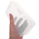 thumbnail image 2 of Mini caja organizadora de plástico transparente vacía rectangular con tapas abatibles Caja de almacenamiento de plástico transparente Mini caja de plástico para almacenamiento, 2 of 8