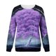 thumbnail image 4 of Camisas de mujer con estampado gráfico de manga larga con cuello redondo, sudadera, suéter, tops cómodos Fridja  hkj1471, 4 of 4
