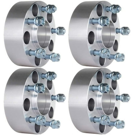 ECCPP 4X 5 Lug 50mm Wheel Spacers Hubcentric 2 inch 5x4.75 to 5x4.75 with Lip M12x1.5 70.5mm CB Fits for S10 Blazer Corvette Camaro