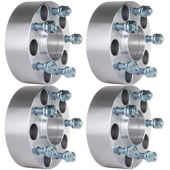 ECCPP 4X 5 Lug 50mm Wheel Spacers Hubcentric 2 inch 5x4.75 to 5x4.75 with Lip M12x1.5 70.5mm CB Fits for S10 Blazer Corvette Camaro